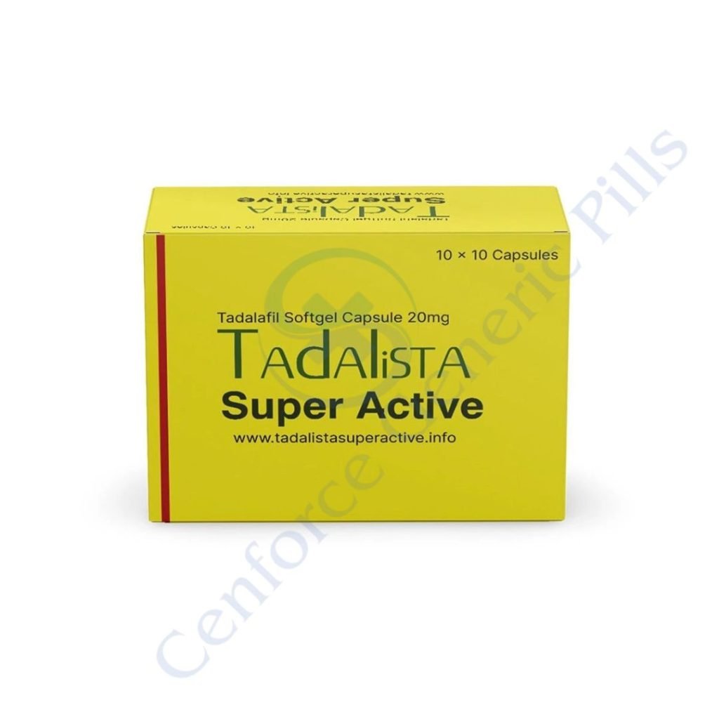 Tadalista Super Active 20 mg- Cenforce Generic Pills